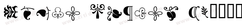 Goudy Ornate MT字体转换